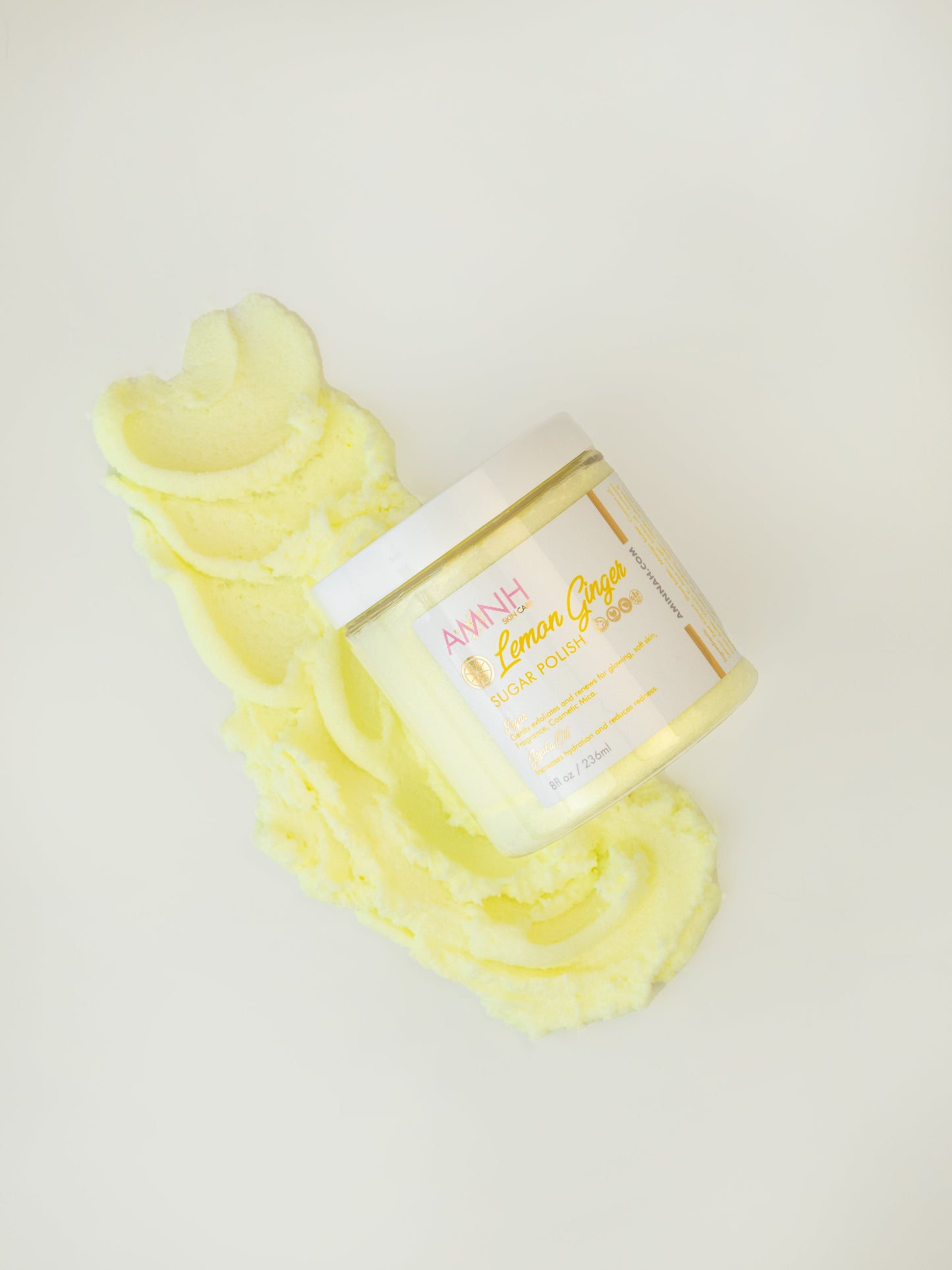 "Lemon Ginger" Sugar Scrub by AMINNAH