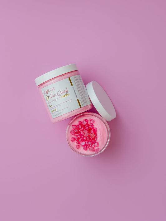 "Rose Quartz" Sugar Scrub by AMINNAH