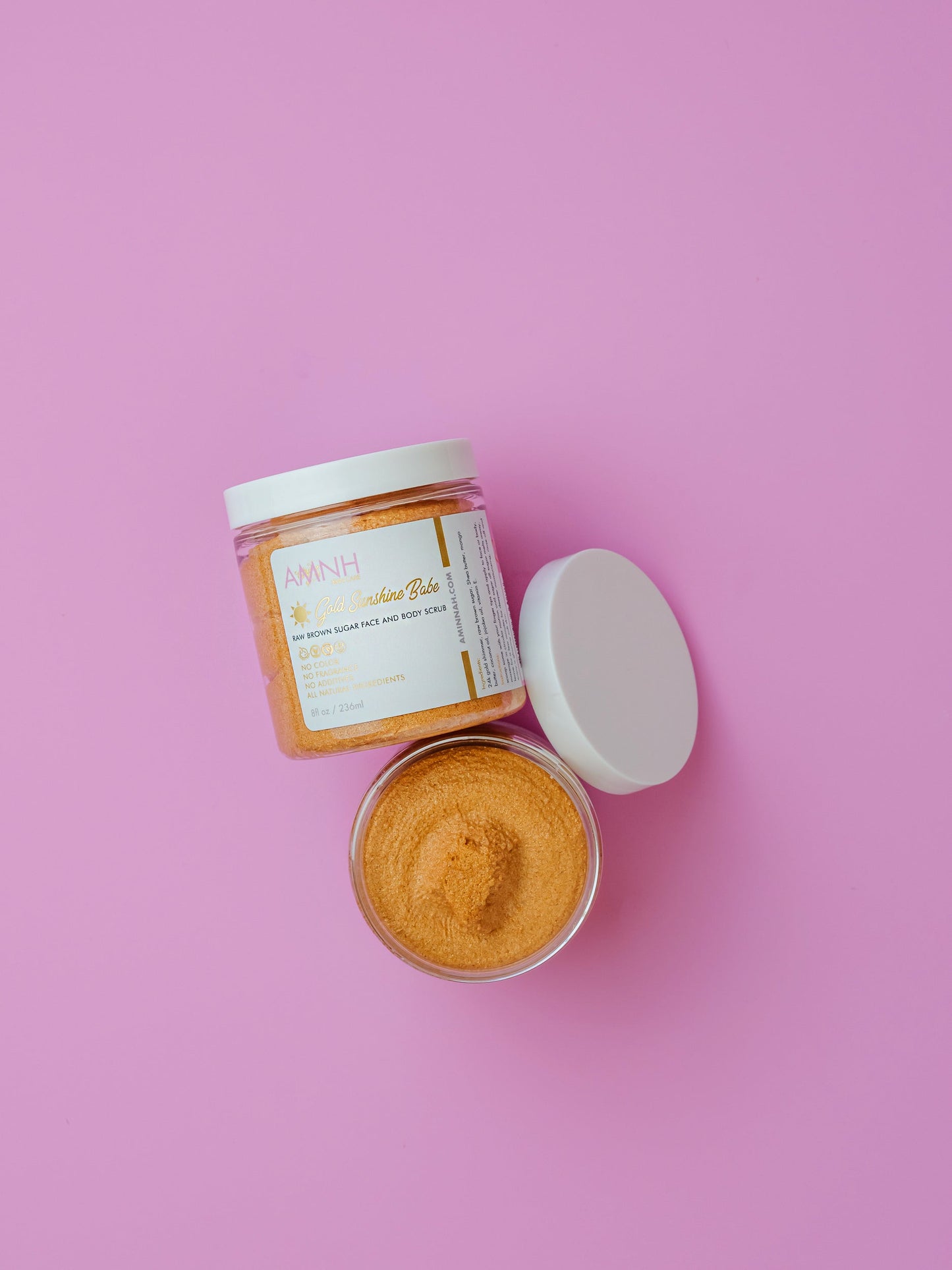 "Golden Sunshine Babe" Sugar Scrub by AMINNAH