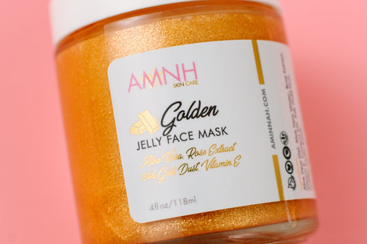 "24k Golden" Jelly Face Mask by AMINNAH