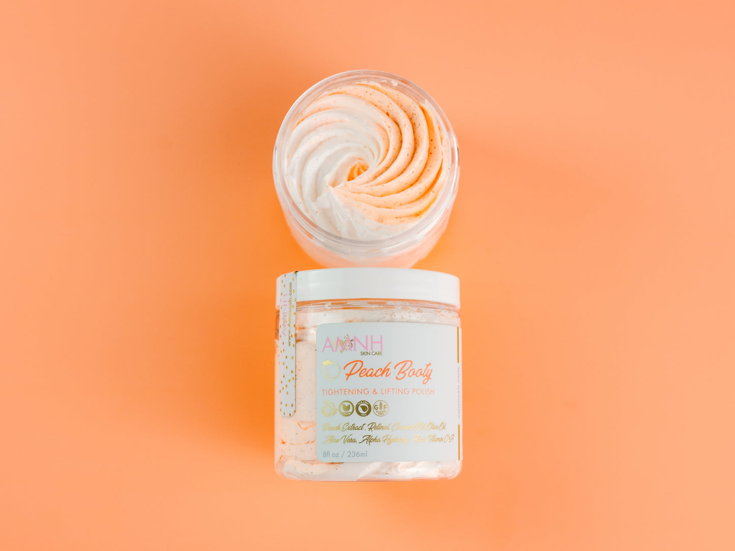 "Peach Booty" Tightening & Lifting Scrub by AMINNAH