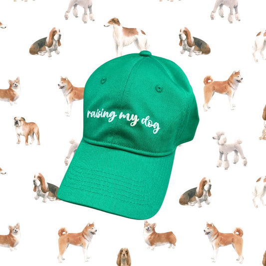 "Raising My Dog" Baseball Cap by Companion Candles