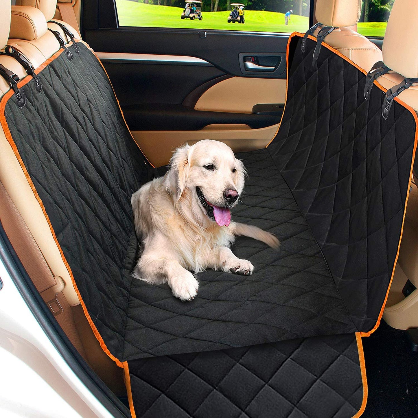 🐶 Dog Car Seat Cover Waterproof Pet Seat Cover for Back Seat Scratch Proof & Hammock 600D Heavy Duty Dog Seat Cover for Cars Truck _mkpt4 by Js House