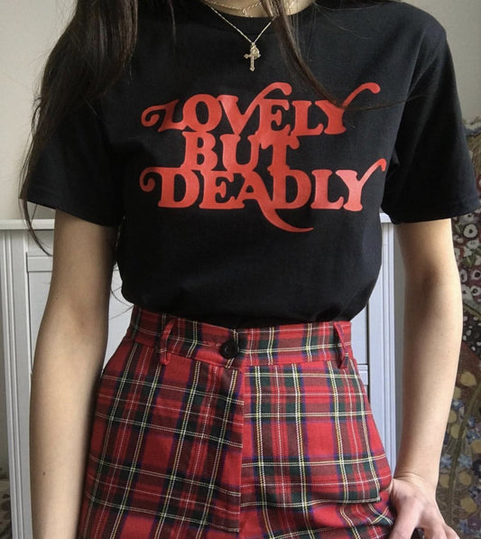 "Lovely But Deadly" Tee by White Market