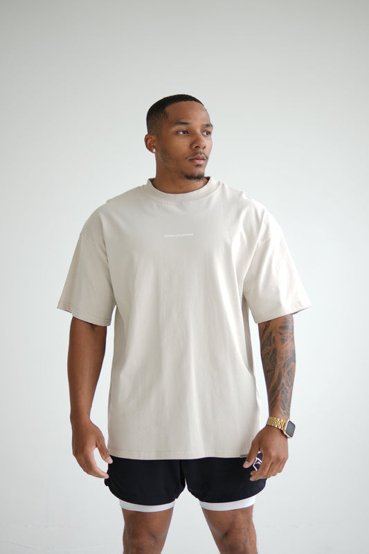 "PANTHER" OVERSIZED UNISEX TEE - SANDSTONE from NXTLVL ATHLETIC