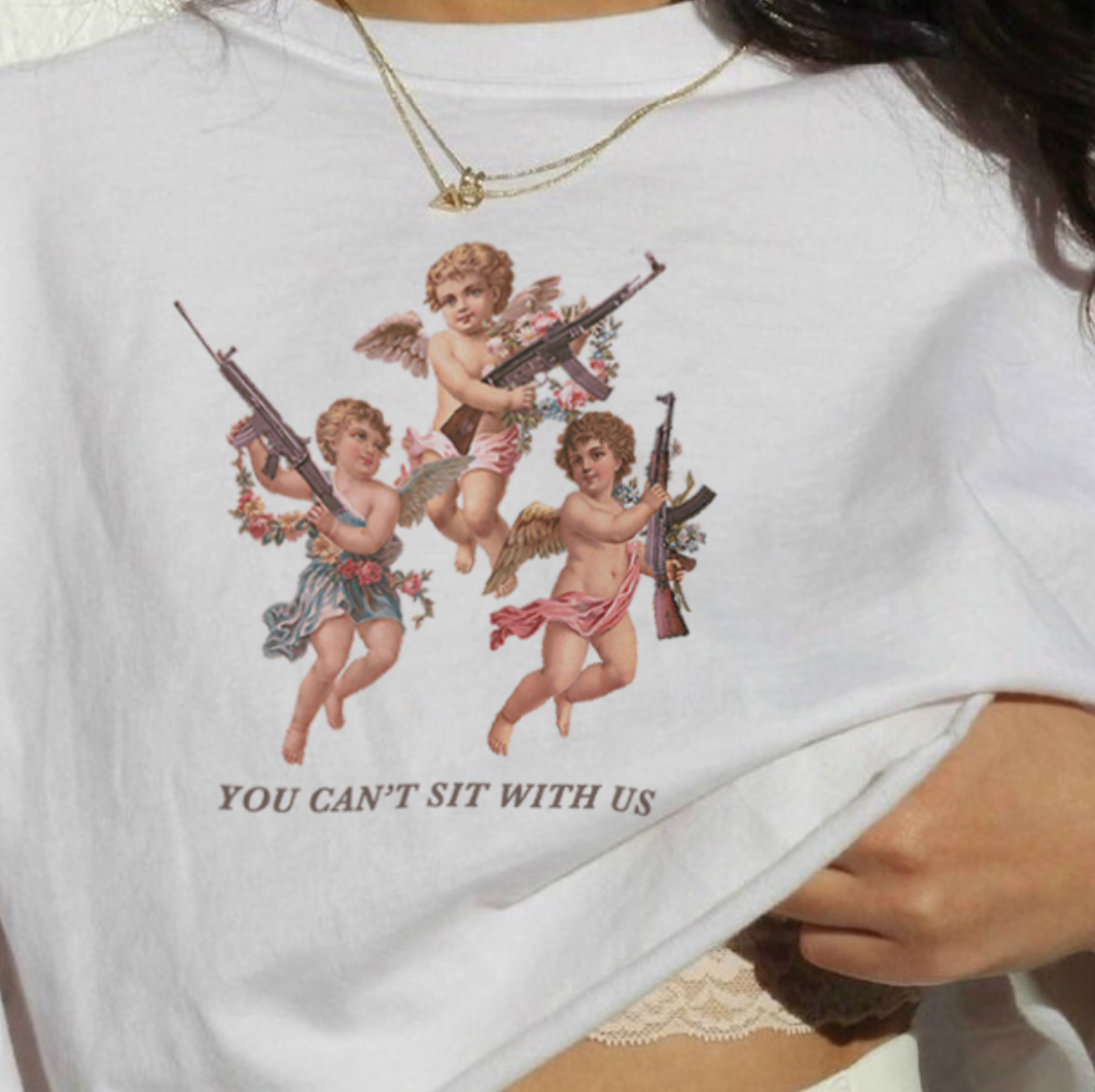 "You Can't Sit With Us" Tee by White Market