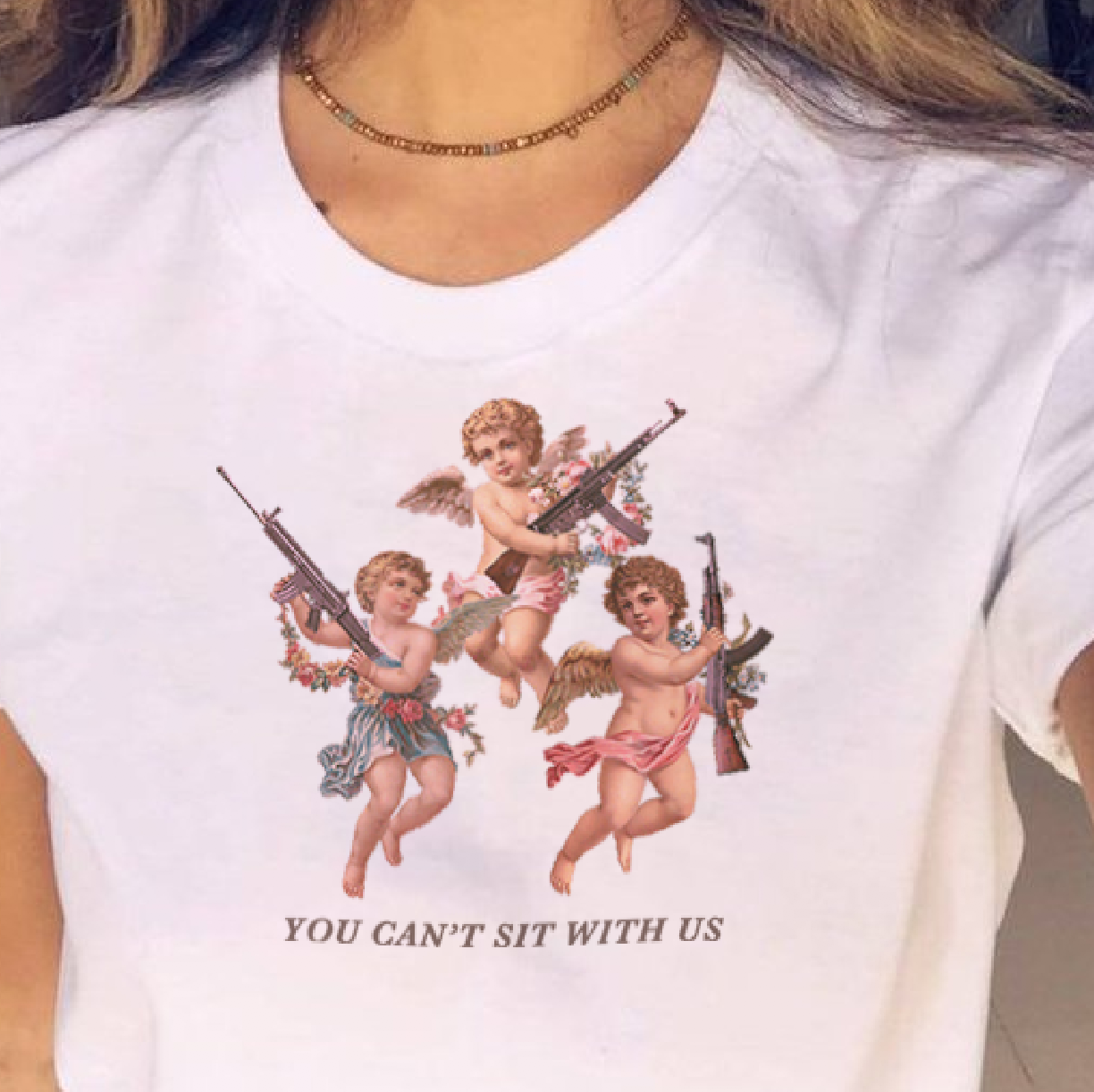 "You Can't Sit With Us" Tee by White Market