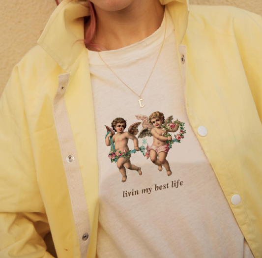 "Livin My Best Life" Tee by White Market