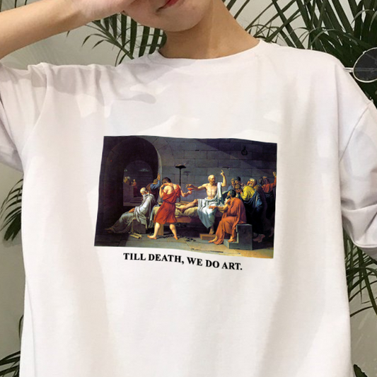 "Till Death We Do Art" Tee by White Market