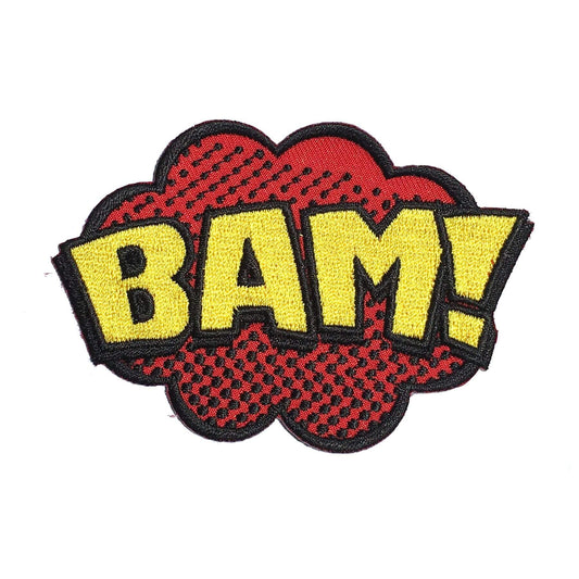 "BAM!" Comic Book Iron-On Patch by Kolorspun