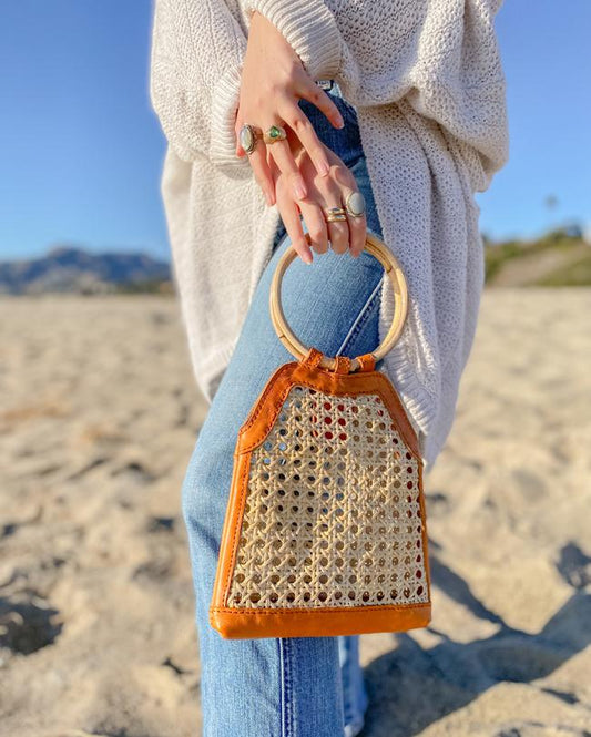 Zuma Tote in Camel by POPPY + SAGE